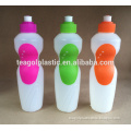 Plastic drinking bottle with rubber grip 700ml #TG20157